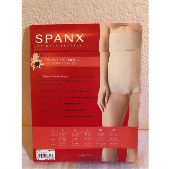 SPANX High Power Shorty - Hight Waisted Sz S - Picture 2 of 6